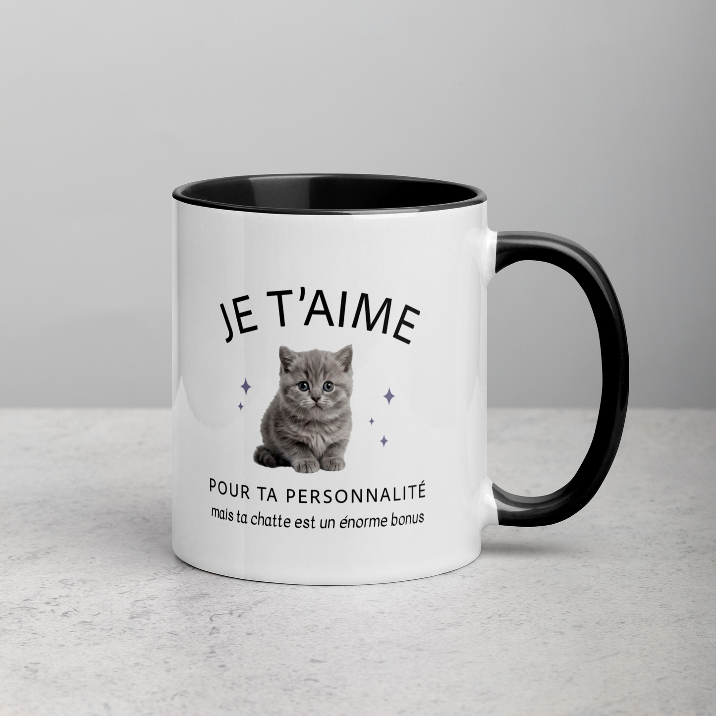 Tasse Je t'aime pour ta personnalité